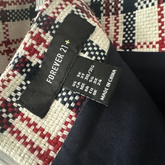 Womens Plaid Skorts Plus Size 3X Lined Academia Preppy Classic - Picture 9 of 12